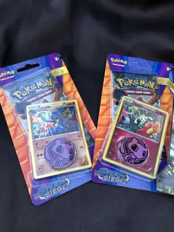 Lot Of 6 Pokemon Packs Trading Game Cards Sealed Sword And Shield Steam Siege - Image 2