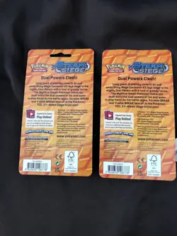 Lot Of 6 Pokemon Packs Trading Game Cards Sealed Sword And Shield Steam Siege - Image 5