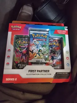 Series 2 Pokemon TCG: First Partner Illustration Collection Box Sealed In Hand - Image 1