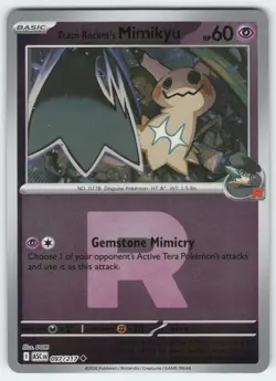 Pokemon TCG | Team Rocket's Mimikyu (Team Rocket) | #097/217 ME: Ascended Heroes - Image 1