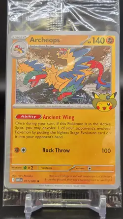 Pokemon TCG Archeops Field Museum Exclusive Promo Card 051/086 Sealed 1 - Image 1