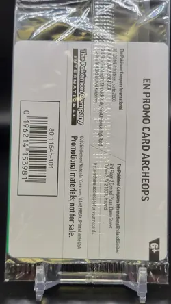 Pokemon TCG Archeops Field Museum Exclusive Promo Card 051/086 Sealed 1 - Image 2