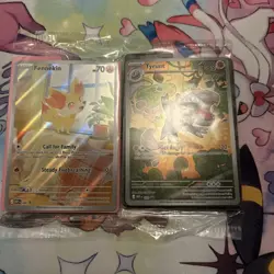 Pokemon TCG Promo Holo 2-Card Lot Tyrunt Fennekin EN - Image 1