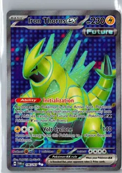 Iron Thorns ex 196/167 Ultra Rare Twilight Masquerade Pokemon Near Mint - Image 1
