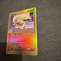 Pokemon TCG Flareon Reverse Holo 5/100 EX Sandstorm great condition. - Image 4
