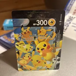 Pikachu V-Union Top Right SWSH140 Holo Black Sword Shield Pokemon - Image 1