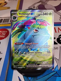 Pokemon S&V 151 Venusaur EX Full Art 182/165 NM Condition - Image 1