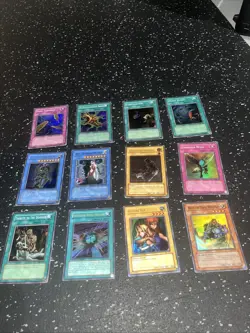 Vintage Yu-Gi-Oh! Cards - Lot Of 12 Holo Cards - All MP/HP - Image 1