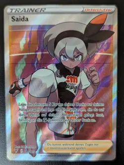 Pokemon Saida Trainer Full Art Deutsch 180/185 Farbenschock Near Mint - Image 1