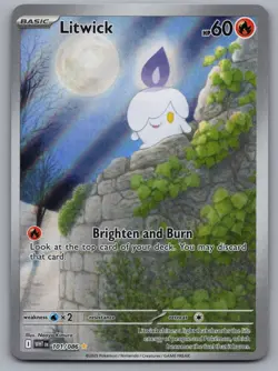 Litwick 101/086 SV: White Flare Pokemon TCG NM - Image 1