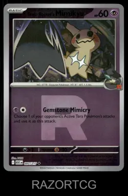 TEAM ROCKET'S MIMIKYU (TEAM ROCKET) 097/217 UC ASCENDED HEROES POKEMON NM/M - Image 1
