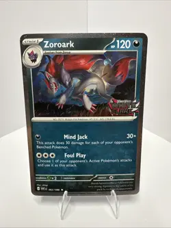 Zoroark (White Flare Stamped) 062/086 Pokemon Promo Cosmos Holo NM - Image 1