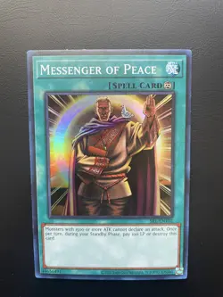 Yugioh Messenger of Peace SRL-EN102 Unlimited Edition Super Rare LP/MP - Image 1