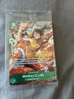 Monkey.D.Luffy P-135 Winner SEALED OP16 Release Event One Piece Card Game TCG - Image 1