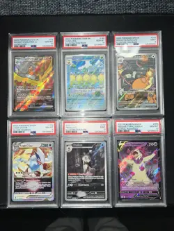 PSA Pokemon Card Collection Graded Lot Full Arts Mint Gem Mint - Image 1