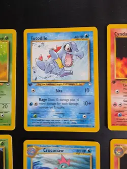 Pokemon Neo Genesis 1st Edition Johto Starter Evolution Lot 6 Cards LP - Image 3