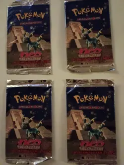 Lot Of 14 Pokemon Neo Genesis/Discovery EMPTY / PACK ART ONLY - Image 1