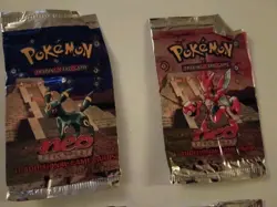 Lot Of 14 Pokemon Neo Genesis/Discovery EMPTY / PACK ART ONLY - Image 5