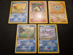Lot of 1st Edition Vintage Wizard Of The Coast Era Pokemon Cards (3 Neo Destiny) - Image 1