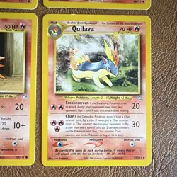 Pokemon TCG WOTC Neo Genesis Lot (4) Cyndaquil/Quilava Eng 2000 56/111 - Image 5