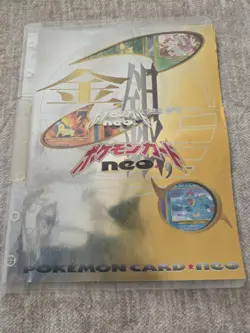 Media Factory Neo Vintage Japanese Pokemon Card Lot Binder - Image 1