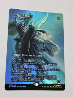 FOIL Doom Variant - Roaming Throne (Borderless) (MAR) 0099 - Image 1