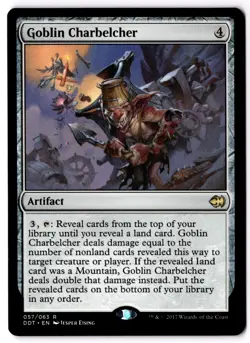 Goblin Charbelcher R Duel Decks: Merfolk vs. Goblins 57 NM - Image 1