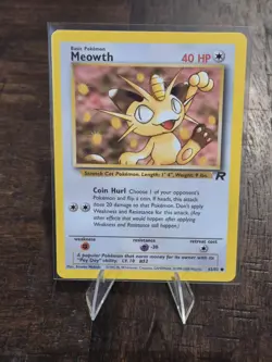Meowth 62/82 Team Rocket Regular Pokemon TCG - Image 1
