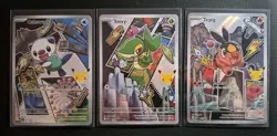 Pokemon FIRST PARTNER ILLUSTRATION SERIES 2 Unova Gen 5 SNIVY / TEPIG / OSHAWOTT - Image 1
