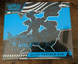 Pokemon TCG Scarlet & Violet Black Bolt Elite Trainer Box 1 Box Ages 6+ - Image 1