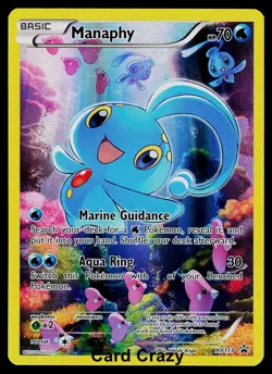 Manaphy XY113 - Mythical Collection - Full Art Promo Pokemon Card Near Mint - Image 1