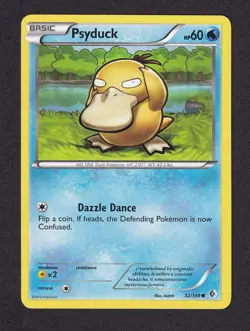Pokemon TCG Psyduck 32/149 Black & White: Boundaries Crossed Mint/Near Mint - Image 1