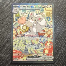 Pokemon TCG Cinccino ex 119/159 Ultra Rare Full Art Holo Crown Zenith HP240 - Image 1