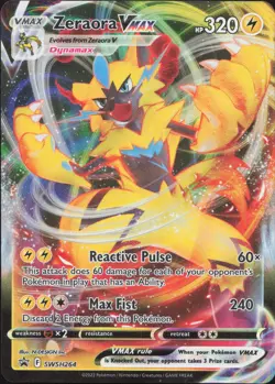 Zeraora VMAX SWSH264 Holo Promo Sword & Shield Promo Pokemon Near Mint - Image 1