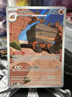 Crustle 130/086 – Illustration Rare SV: Black Bolt – Pokemon TCG - Image 2