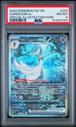 2024 POKEMON PAF EN SPECIAL ILLUSTRATION RARE GARDEVOIR EX #233 PSA 8 - Image 1