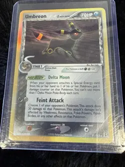 The Pokemon Company Umbreon 17/113 Delta Species 2005 Holo Rare 70 HP Eng - Image 1