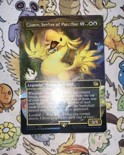Choco, Seeker of Paradise (Borderless) (Chocobo Track Foil) Final Fantasy Foil - Image 1