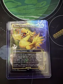 Choco, Seeker of Paradise (Borderless) (Chocobo Track Foil) Final Fantasy Foil - Image 1