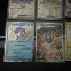 Pokemon TCG Paldean Fates Lot of 7 Cards Baby Shinies, Full arts, IR. ALL NM - Image 2
