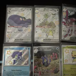 Pokemon TCG Paldean Fates Lot of 7 Cards Baby Shinies, Full arts, IR. ALL NM - Image 3