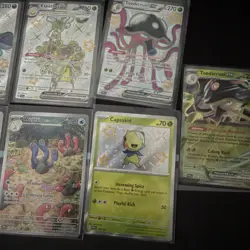 Pokemon TCG Paldean Fates Lot of 7 Cards Baby Shinies, Full arts, IR. ALL NM - Image 4