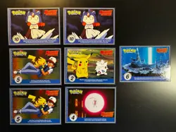 Pokemon TCG | Lot of 7 Vintage Burger King Promo Trivia Cards 1999 | Near Mint - Image 3