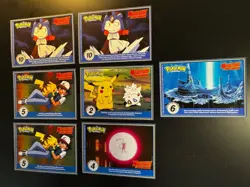 Pokemon TCG | Lot of 7 Vintage Burger King Promo Trivia Cards 1999 | Near Mint - Image 4