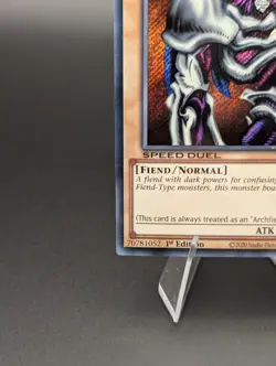Summoned Skull SBC1-ENI01 Yu-Gi-Oh! NM Secret Rare 1st Edition SBC1-ENI01 - Image 2