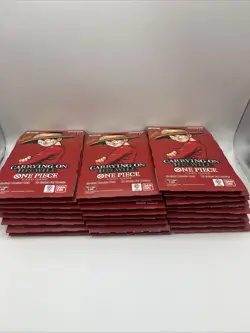 One Piece TCG OP-13 Carrying On His Will Sleeved Booster Pack Lot of 25 English - Image 1