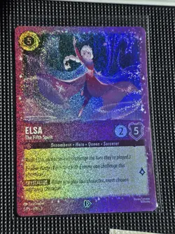 Disney Lorcana Gift Box Promo Alt Art Elsa - The Fifth Spirit 6/P3-EN-5 IN HAND - Image 1