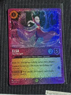 Disney Lorcana Gift Box Promo Alt Art Elsa - The Fifth Spirit 6/P3-EN-5 IN HAND - Image 3