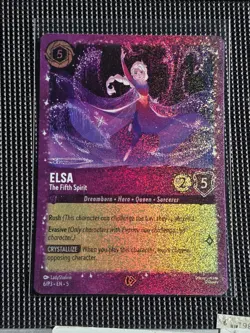 Disney Lorcana Gift Box Promo Alt Art Elsa - The Fifth Spirit 6/P3-EN-5 IN HAND - Image 5