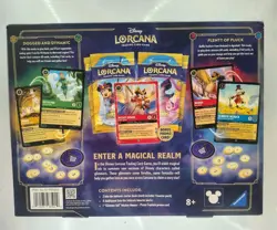 Disney Lorcana Costco Inklands Bundle Box Pirate Mickey Mouse Foil Promo SEALED - Image 2